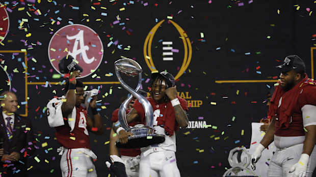 CFP semifinal Cotton Bowl postgame ceremony